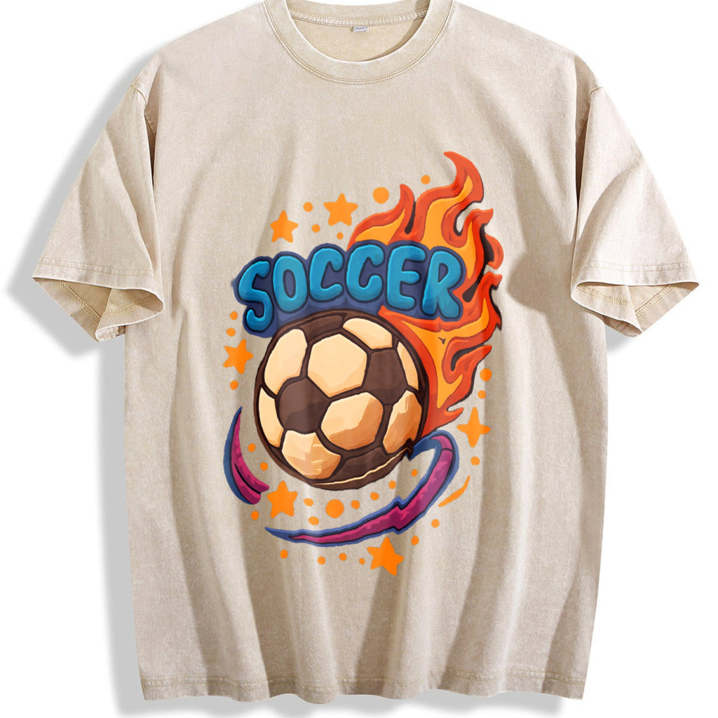 Global Soccer Fan Vintage Washed T-Shirt product image 1