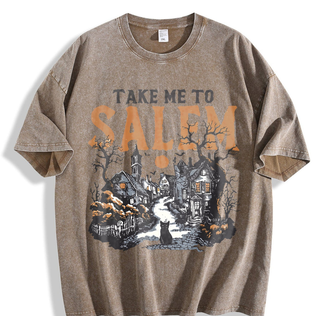 Salem Witch Town Vintage Washed T-Shirt product image 3