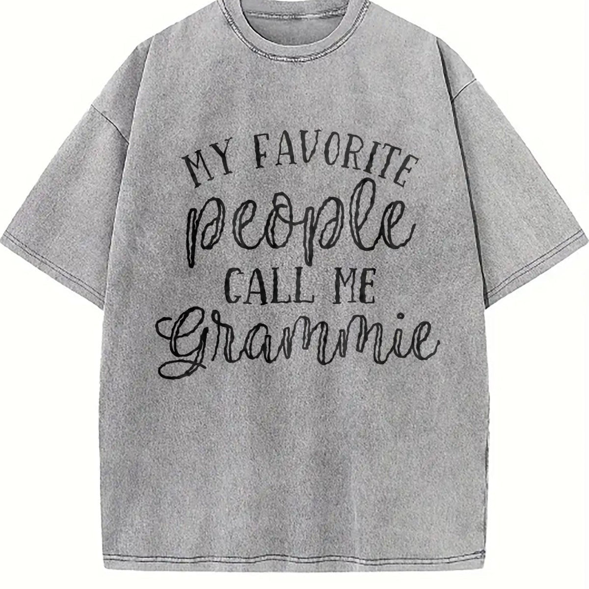 My Favorite People Call Me Grammie Vintage Washed T-Shirt product image 5