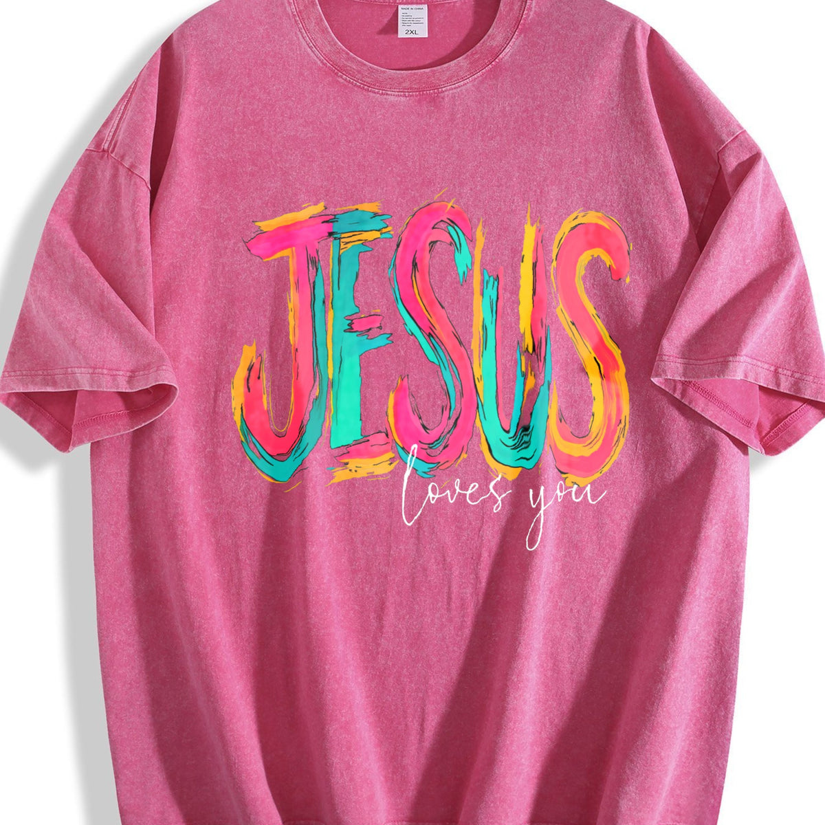 Love You Vintage Washed T-Shirt product image 7