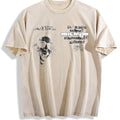 Spiral Glasses Portrait Vintage Washed T-Shirt product image 1