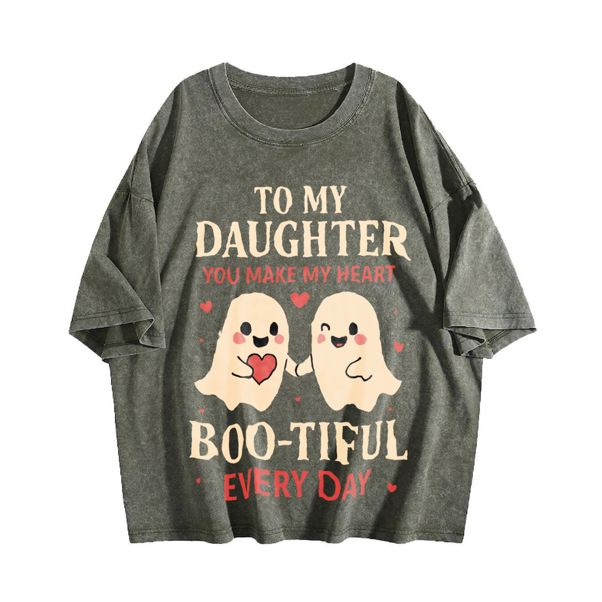 Funny Daughter Wife Slogan Vintage Washed T-Shirt product image 4