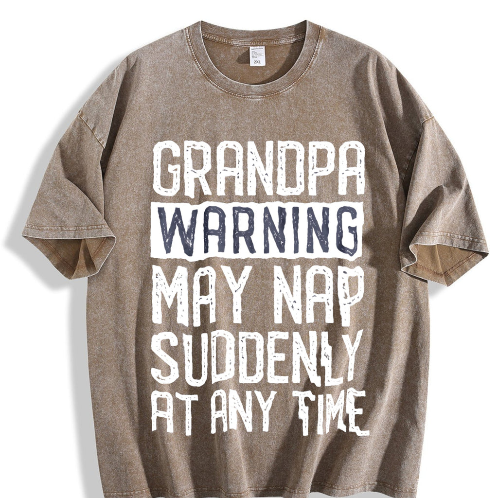 Grandpa Funny Vintage Washed T-Shirt product image 3
