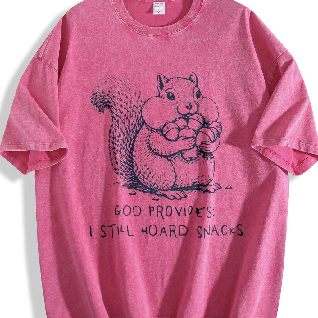 God Provides I Still Hoard Snacks Funny Christian Vintage product image 7