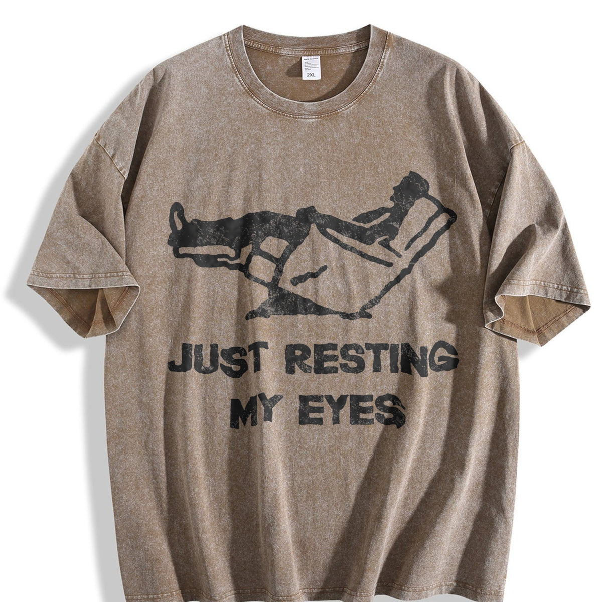 Just Resting My Eyes Funny Sarcastic Cool Vintage Washed product image 3
