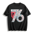 Floral 1776 USA Independence Cotton T-Shirt product image 1