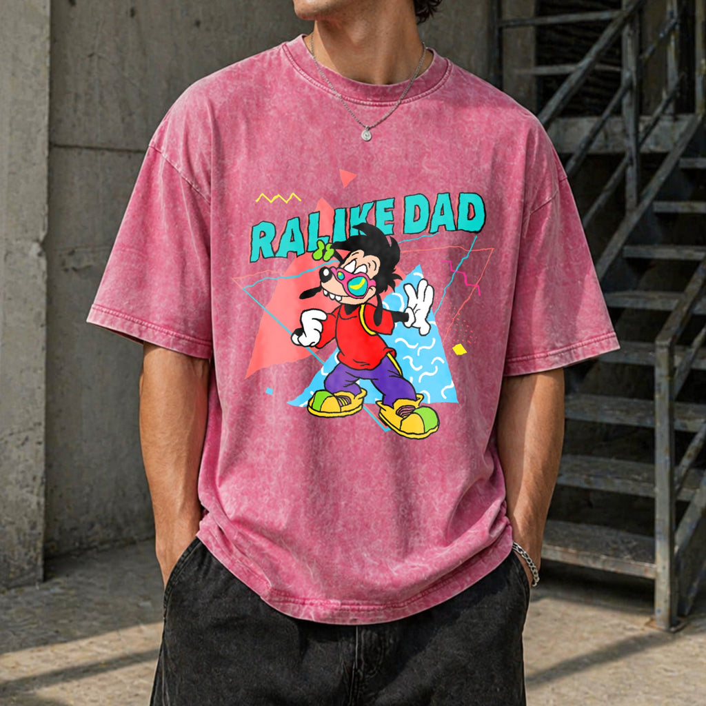 Rad Dad And Like Matching Vintage Washed T-Shirt product image 7