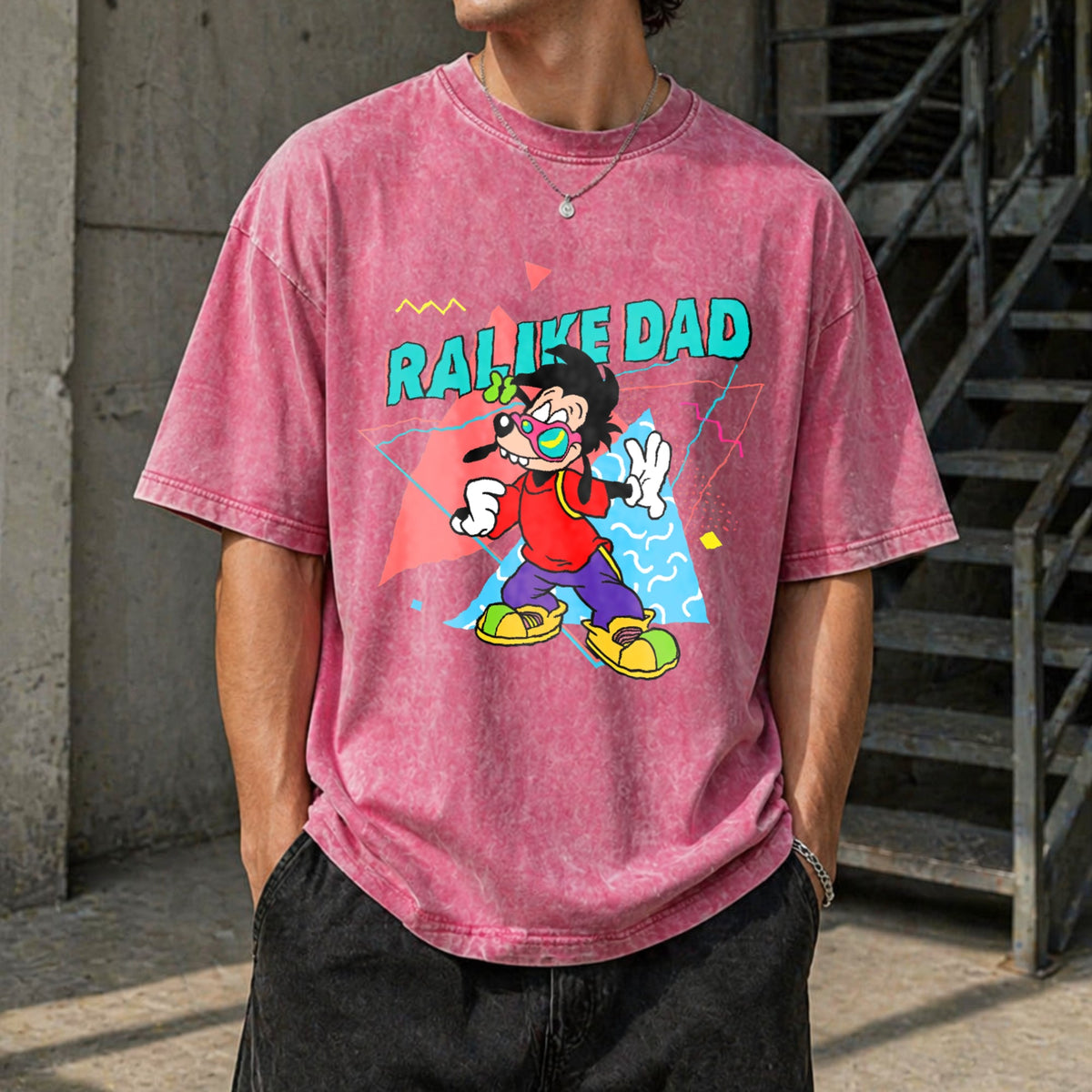 Rad Dad And Like Matching Vintage Washed T-Shirt product image 7