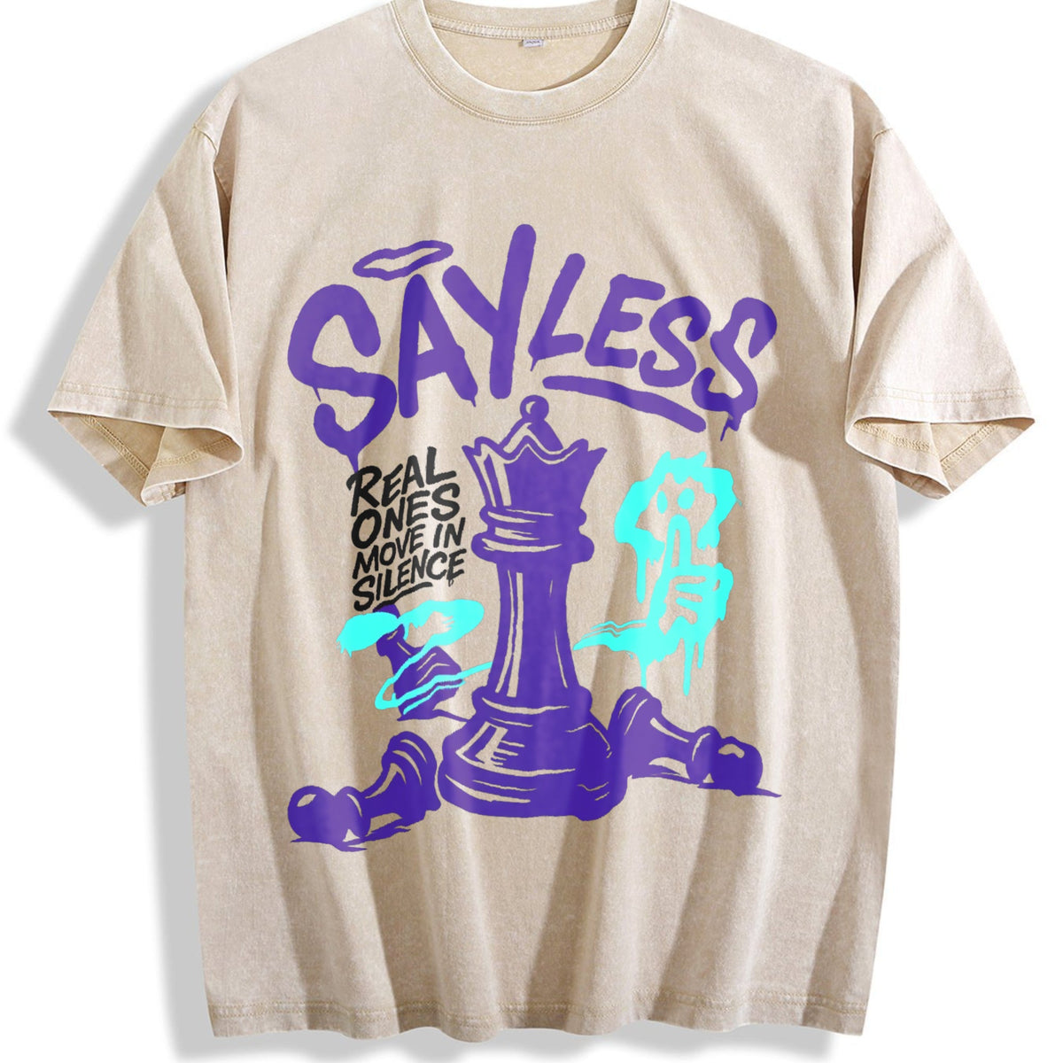 Funny Purple Grape Team Hip-hop Vintage Washed T-Shirt product image 1