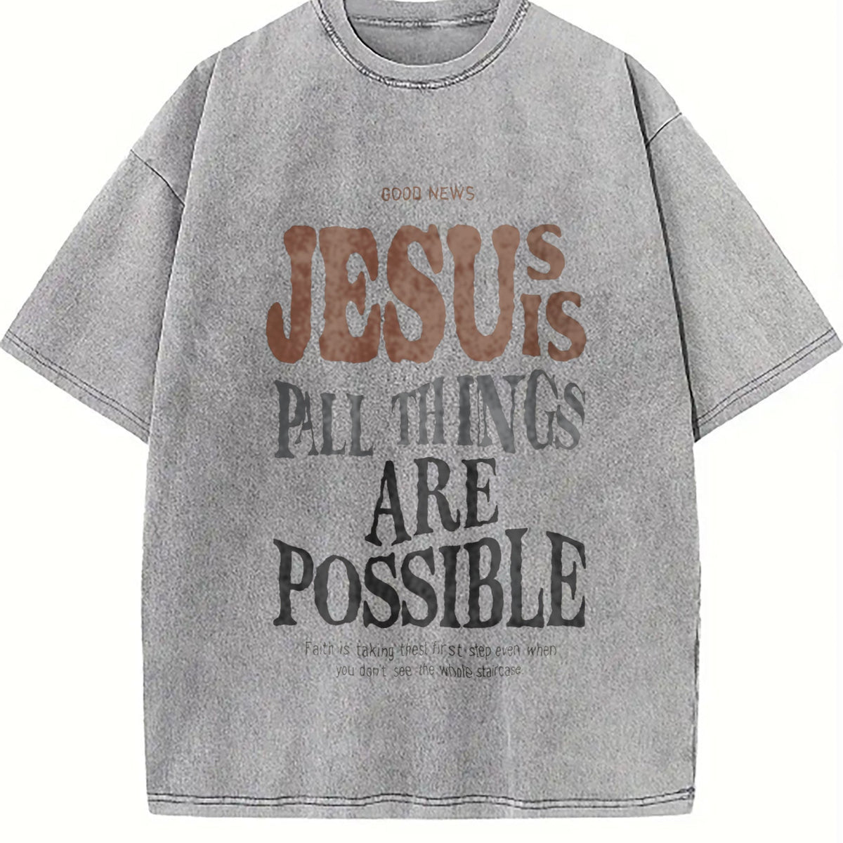 3 Pack Christian Faith Cross God Summer Set Vintage Washed product image 5