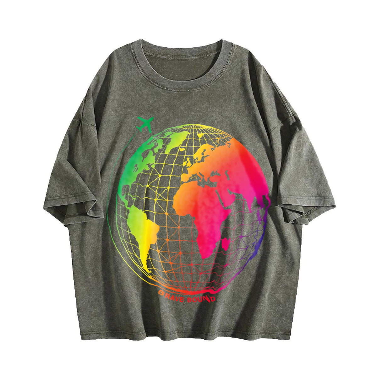 Global Soccer Fan Vintage Washed T-Shirt product image 4