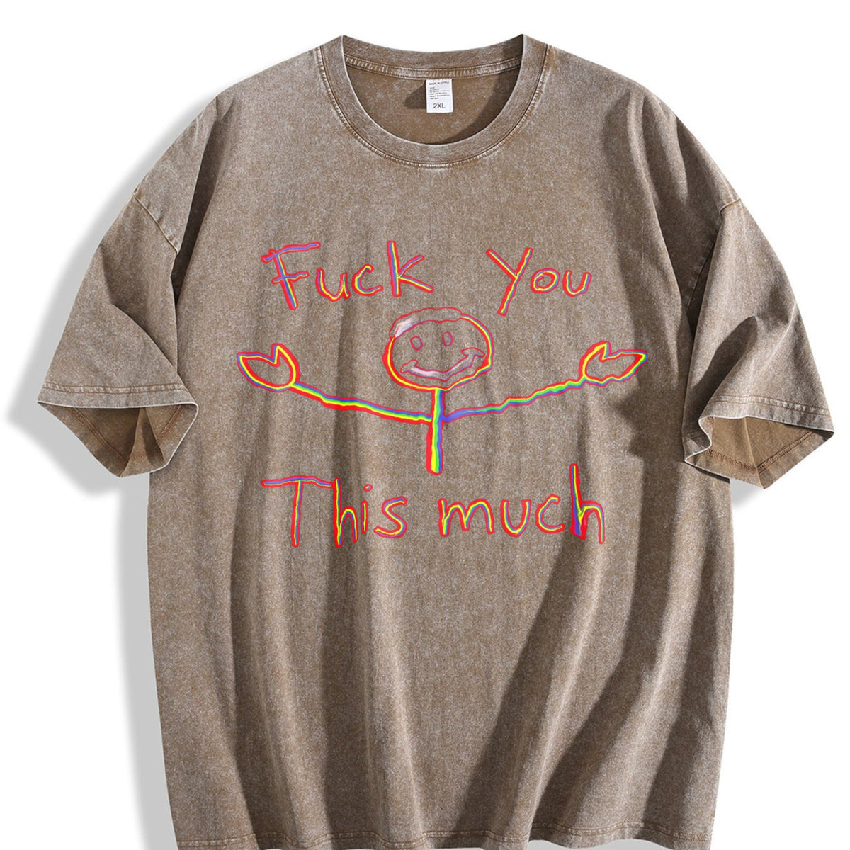 Black You This Much Vintage Washed T-Shirt product image 3