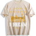 I Don't Snore I Dream I'm A Train Vintage Washed T-Shirt product image 1