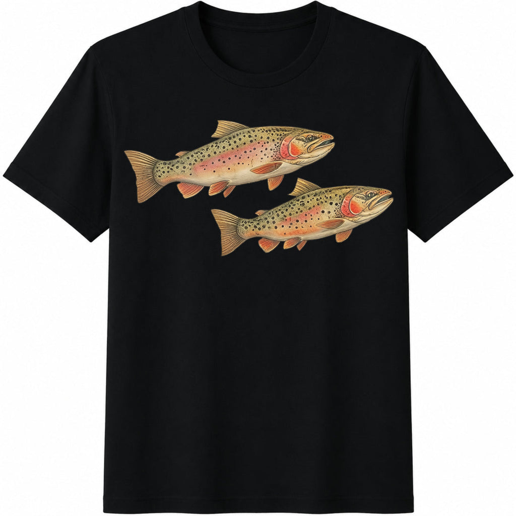 Trout 90s Fishing Cotton T-Shirt product image 1