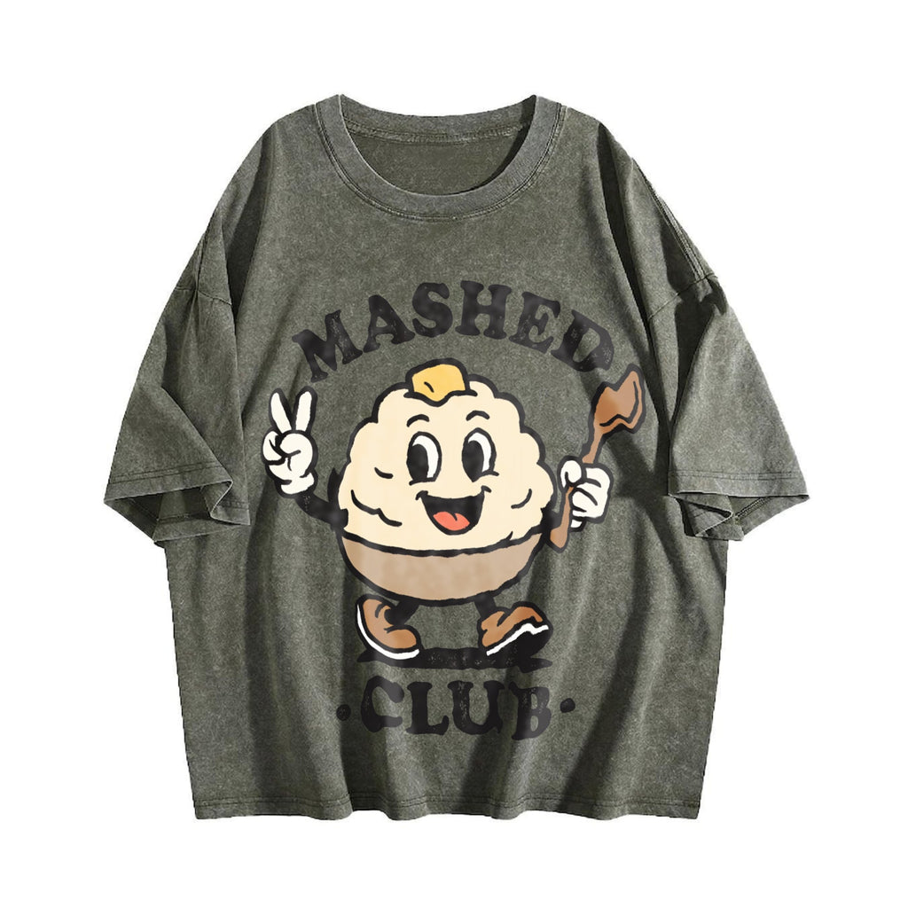 Mashed Potatoes Club : Funny Potato Mascot Vintage Washed product image 4