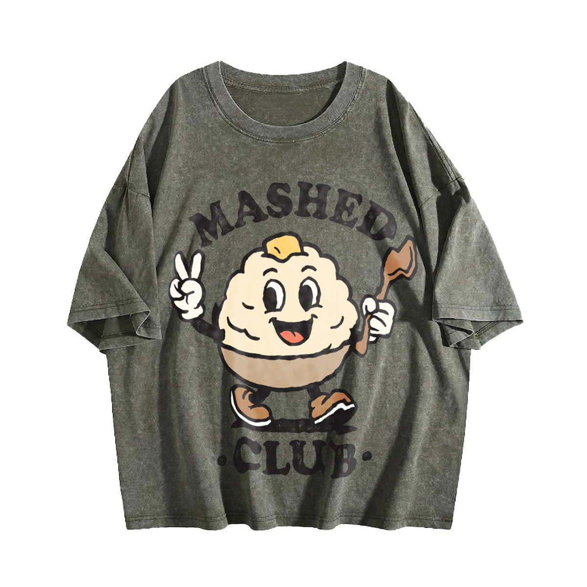 Mashed Potatoes Club : Funny Potato Mascot Vintage Washed product image 4