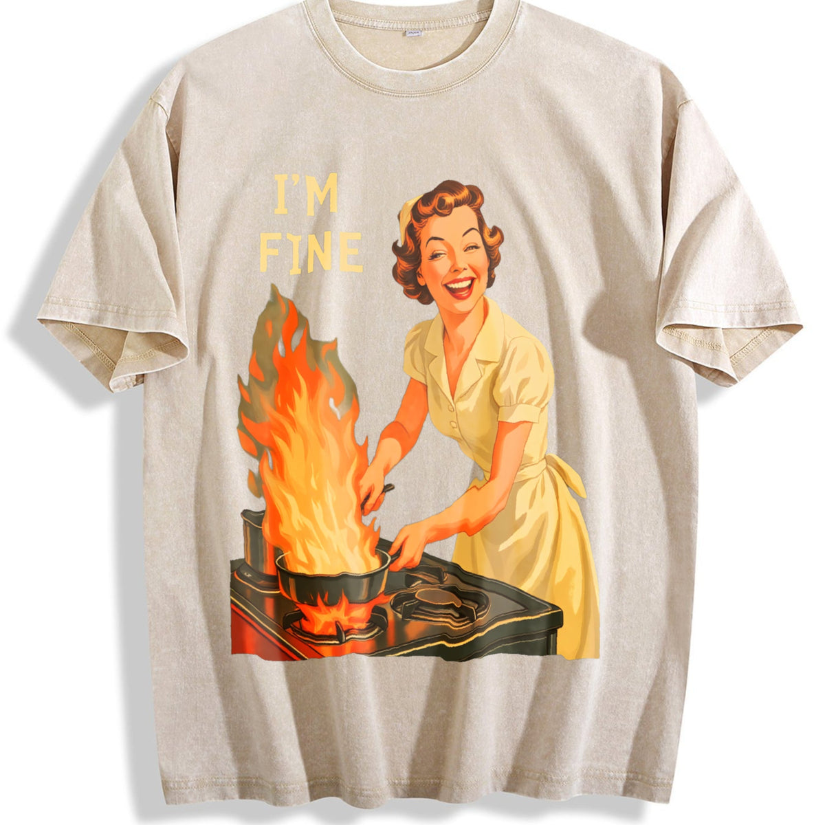I'm Fine - Funny Housewife - Sarcastic For USA Vintage product image 1