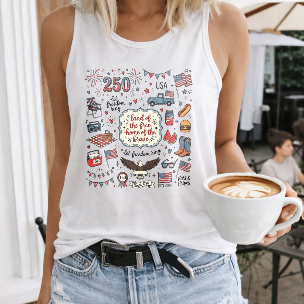 Land Of The Free Home Of The Brave Women's Tank Top