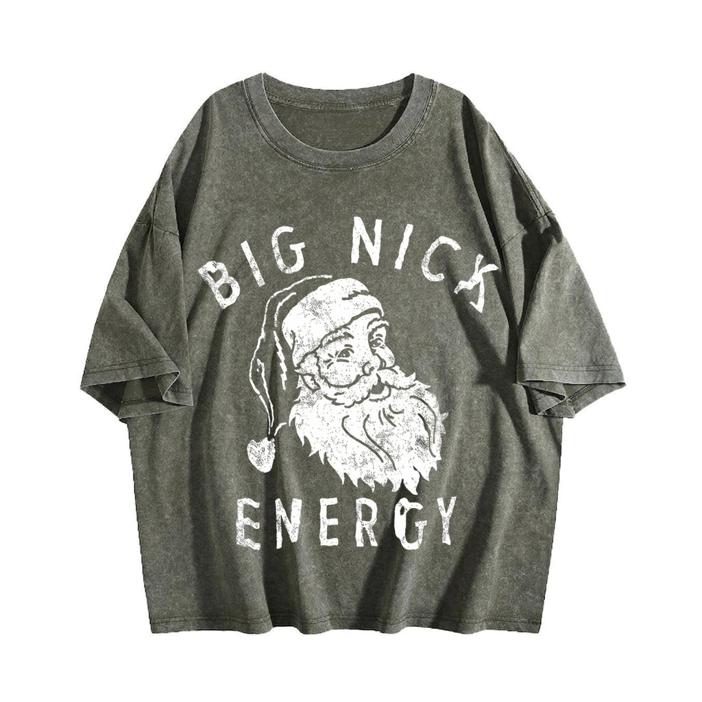 Big Nick Energy Funny Xmas Fat Santa Claus Saint Vintage product image 4