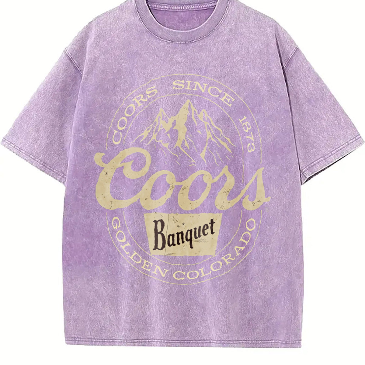 Wash Old Summer Down Shoulder Sleeves Vintage Washed T-Shirt product image 6