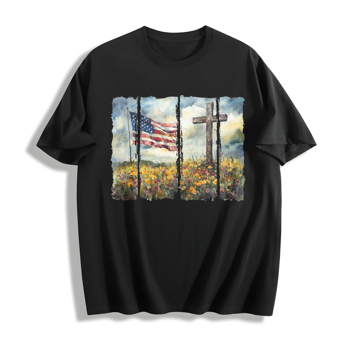 Christian America 250th Anniversary Cotton T-Shirt product image 1