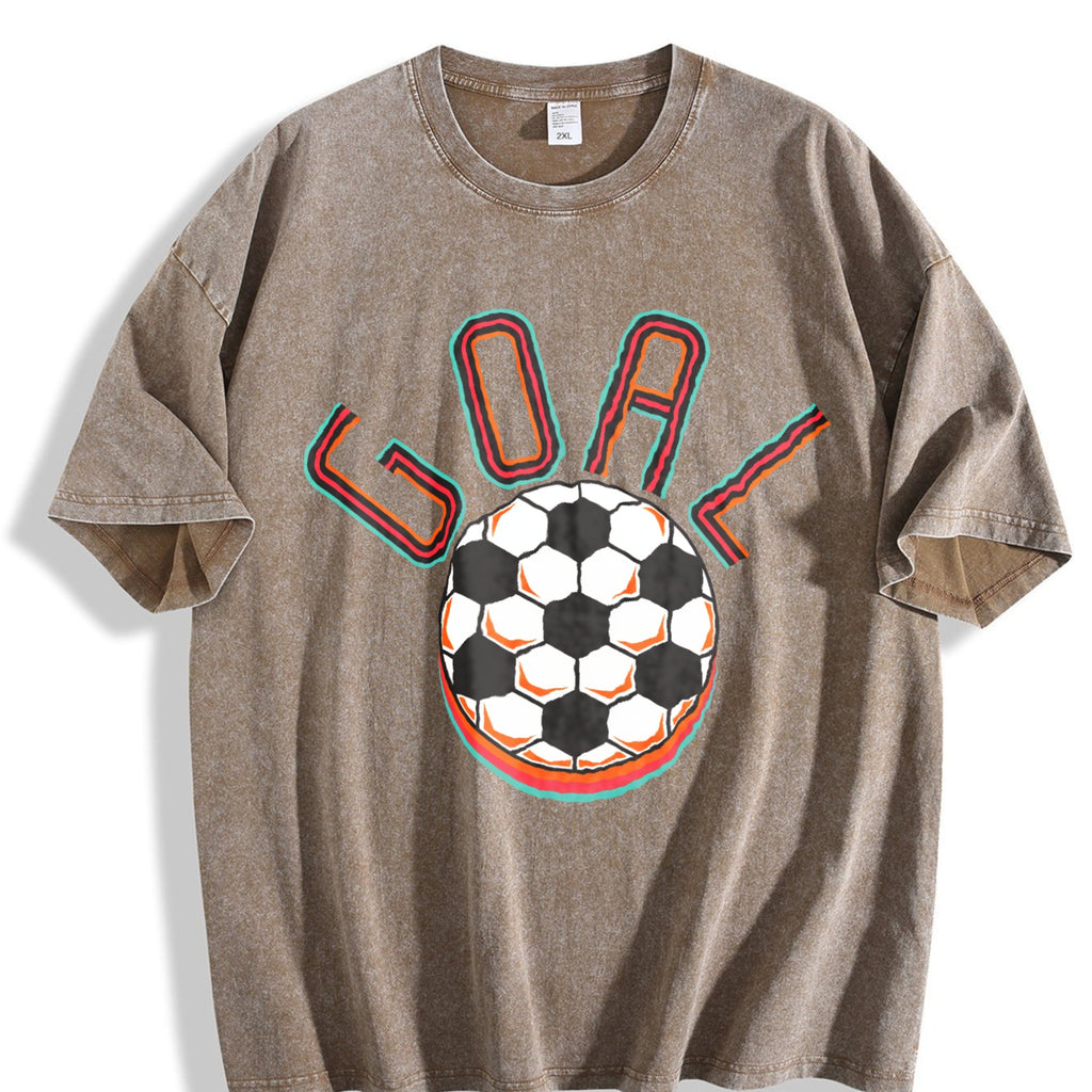 Global Soccer Fan Vintage Washed T-Shirt product image 3