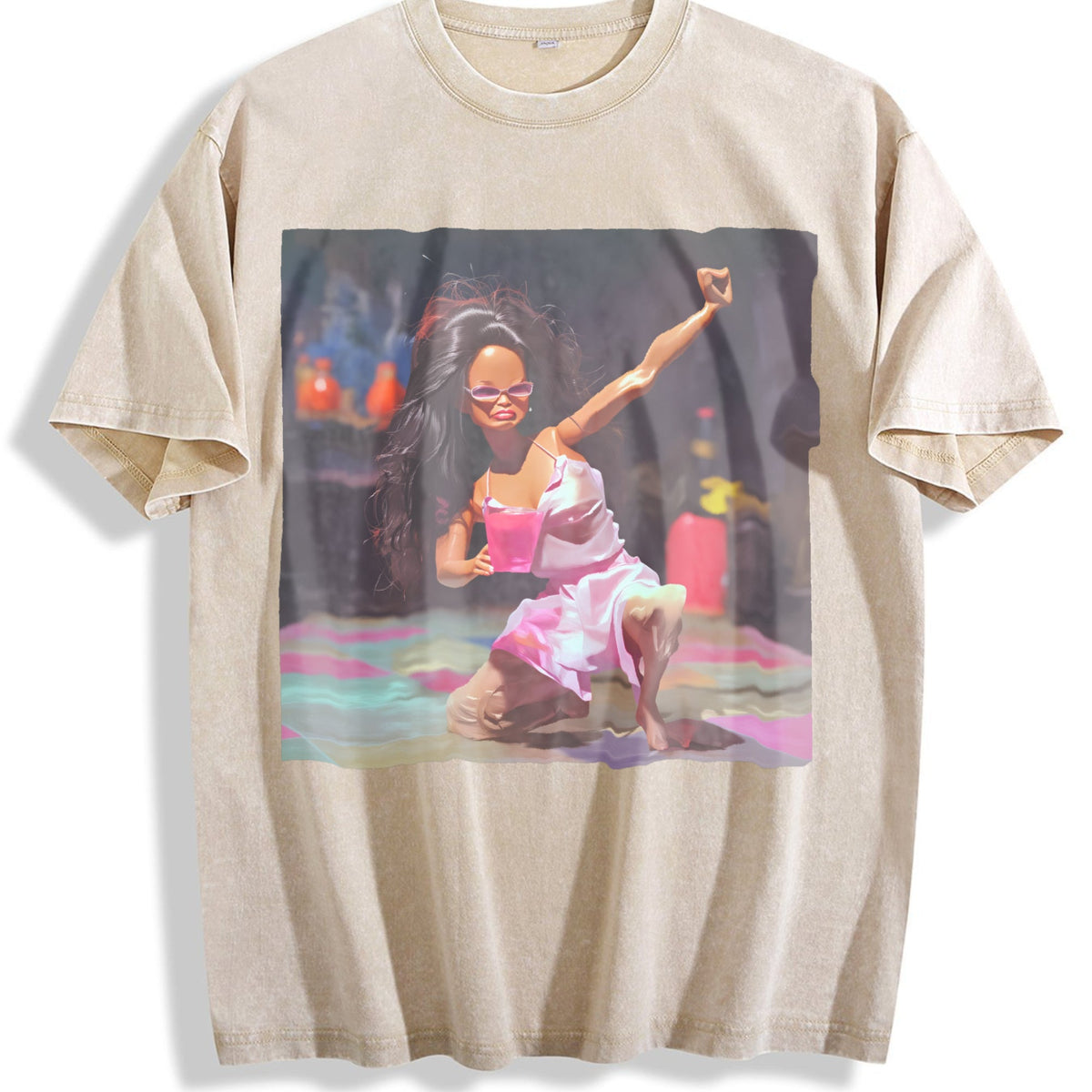 Dancing Doll Party Vintage Washed T-Shirt product image 1