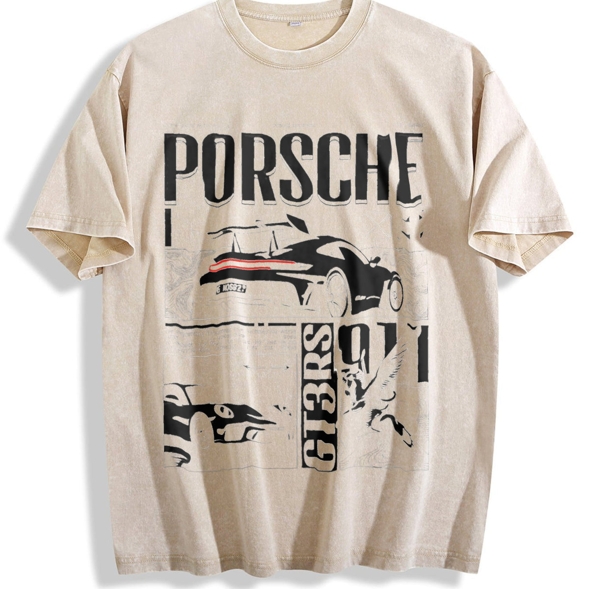 911 GT3RS Vintage Washed T-Shirt product image 1