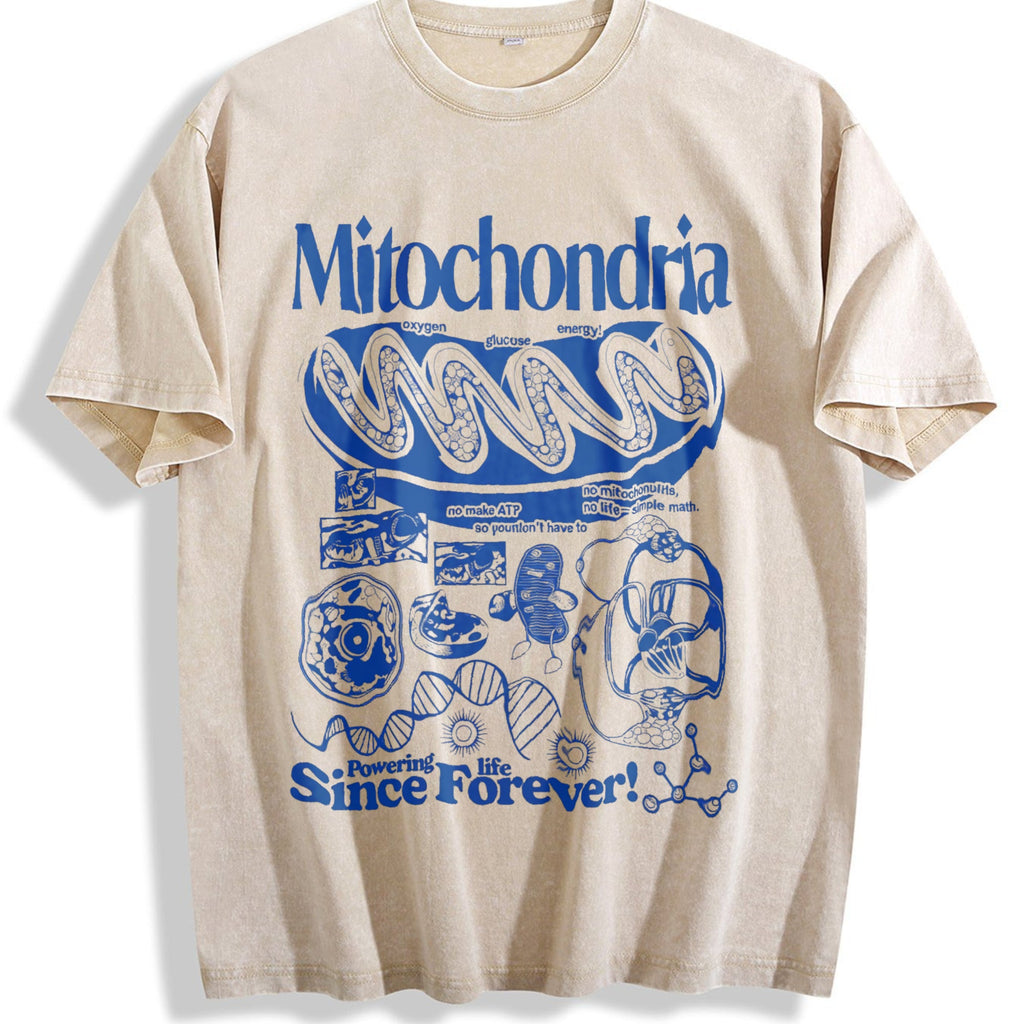 Mitochondria Science Vintage Washed T-Shirt product image 1