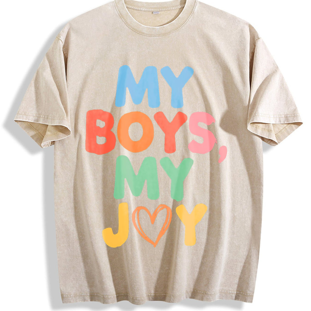 My Boys My Joy - Shrink-resistant Vintage Washed T-Shirt product image 1