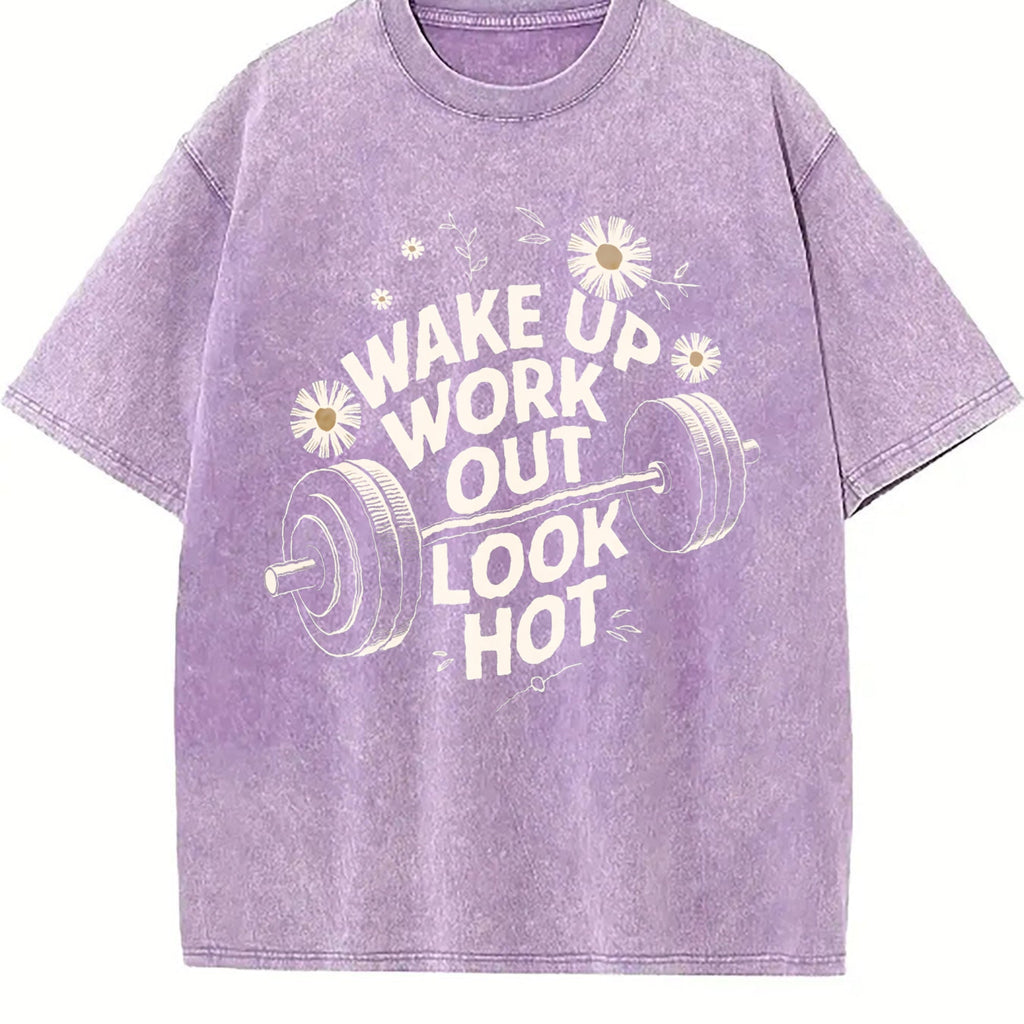 Gym Motivation Vintage Washed T-Shirt product image 6