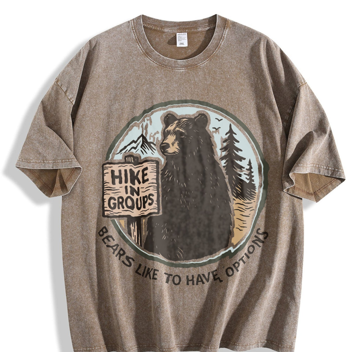 Hike In Groups Bears Like To Have Options Vintage Washed product image 3