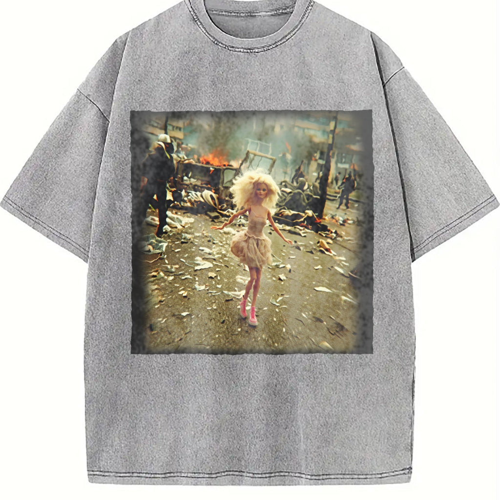 Doll in a Messy Room Vintage Washed T-Shirt product image 5