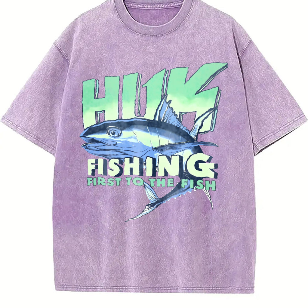 Fishing Vintage Washed T-Shirt product image 6