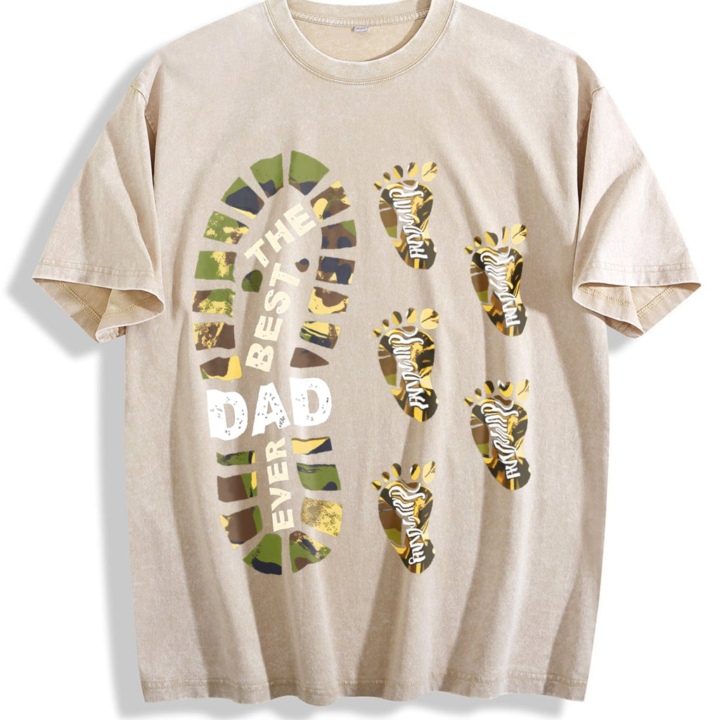 Best Dad Ever Vintage Washed T-Shirt product image 1