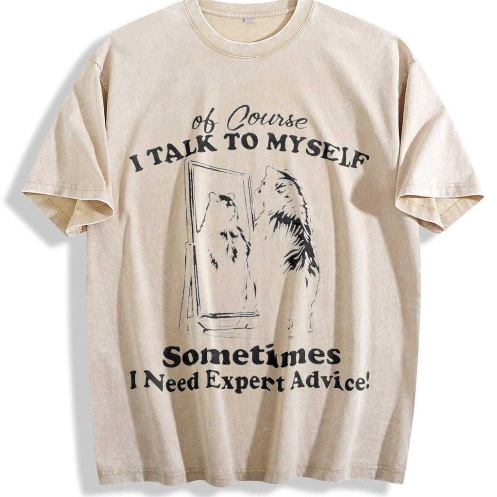 Bear Self Love 90s Vintage Washed T-Shirt product image 1