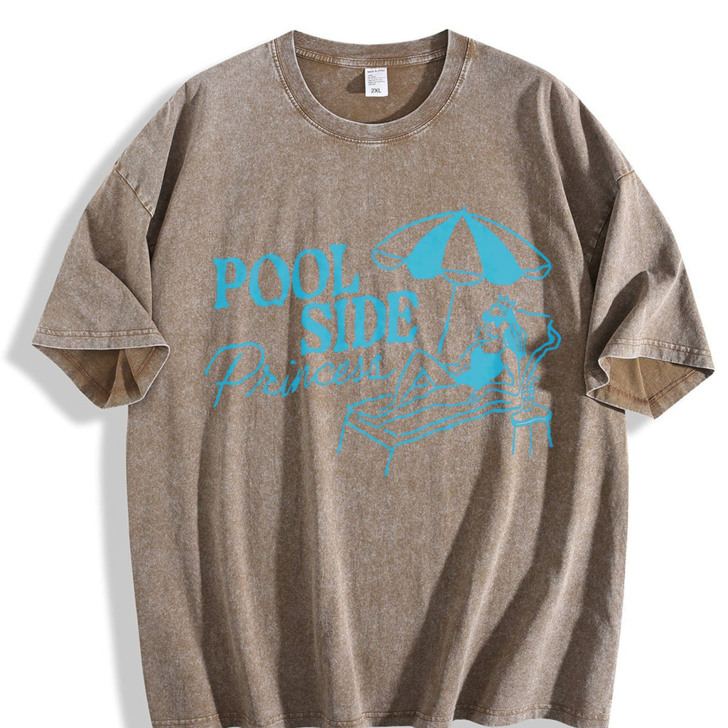 Pool Side Princess Vintage Washed T-Shirt product image 3