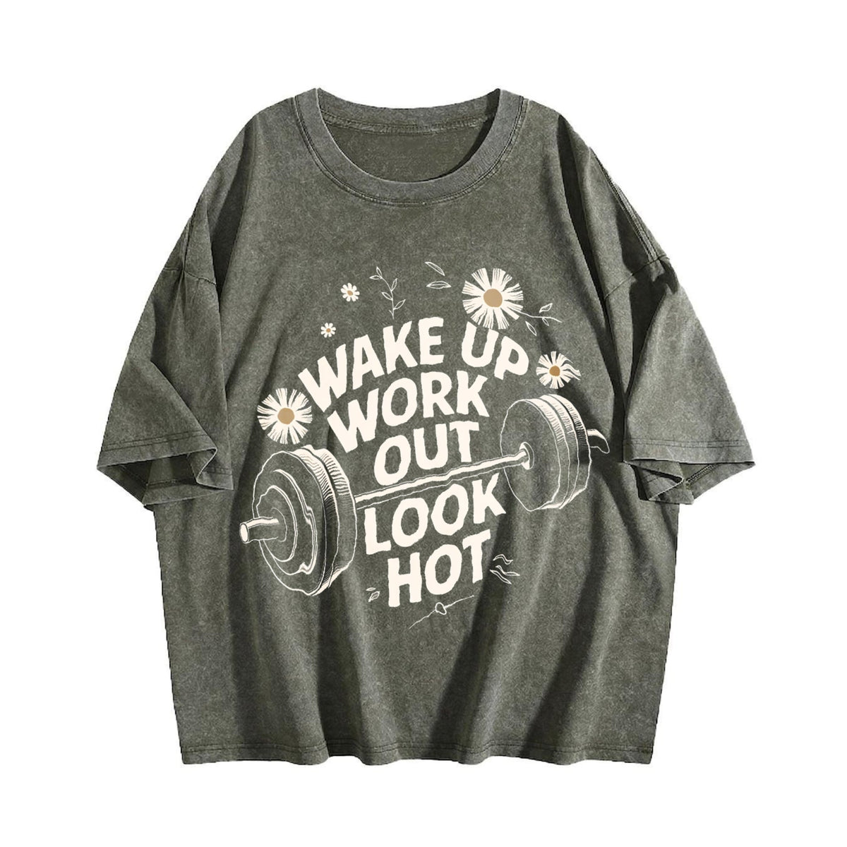 Gym Motivation Vintage Washed T-Shirt product image 4