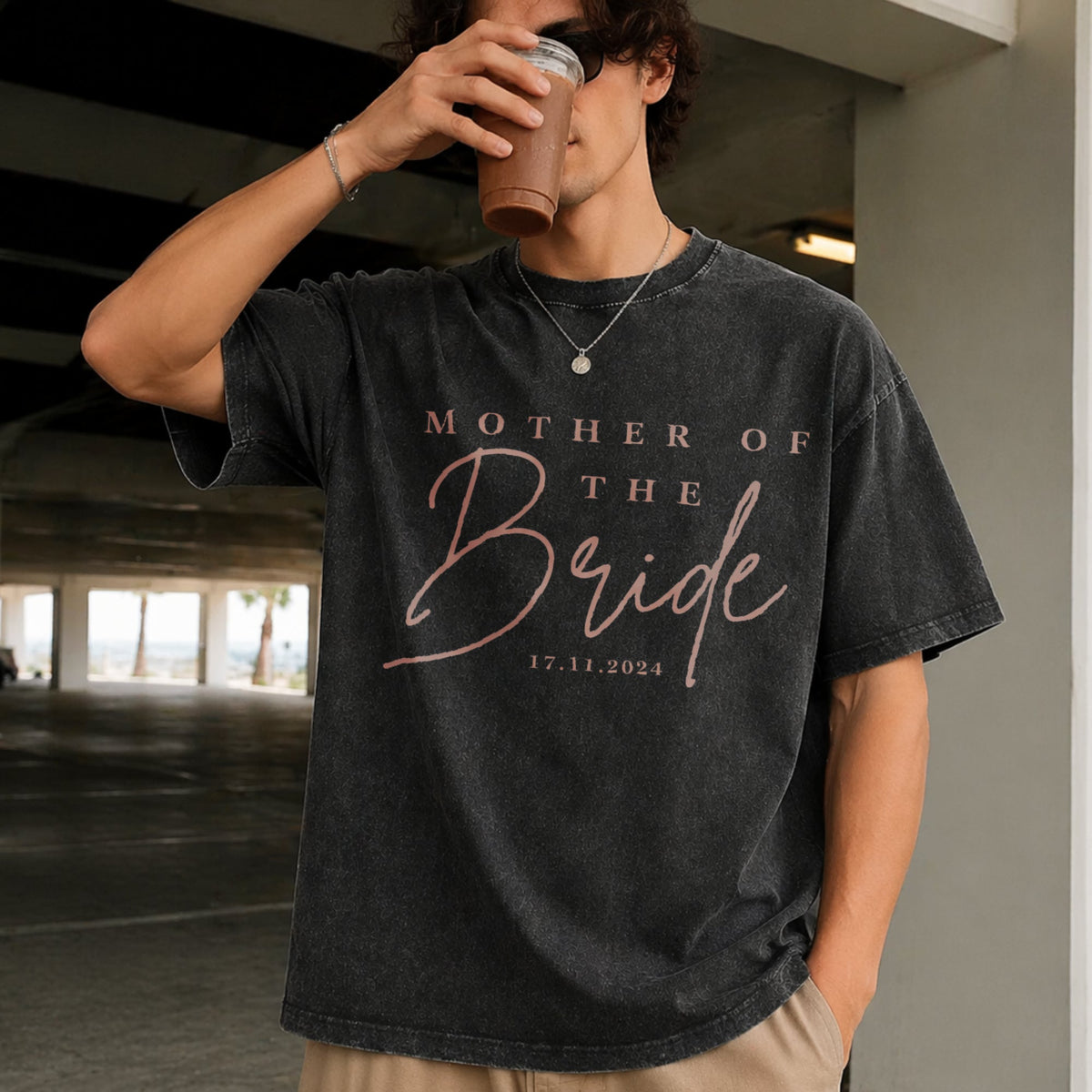 Mother Of The Bride Vintage Washed T-Shirt product image 2