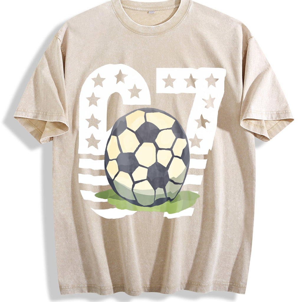 Global Soccer Fan Vintage Washed T-Shirt product image 1