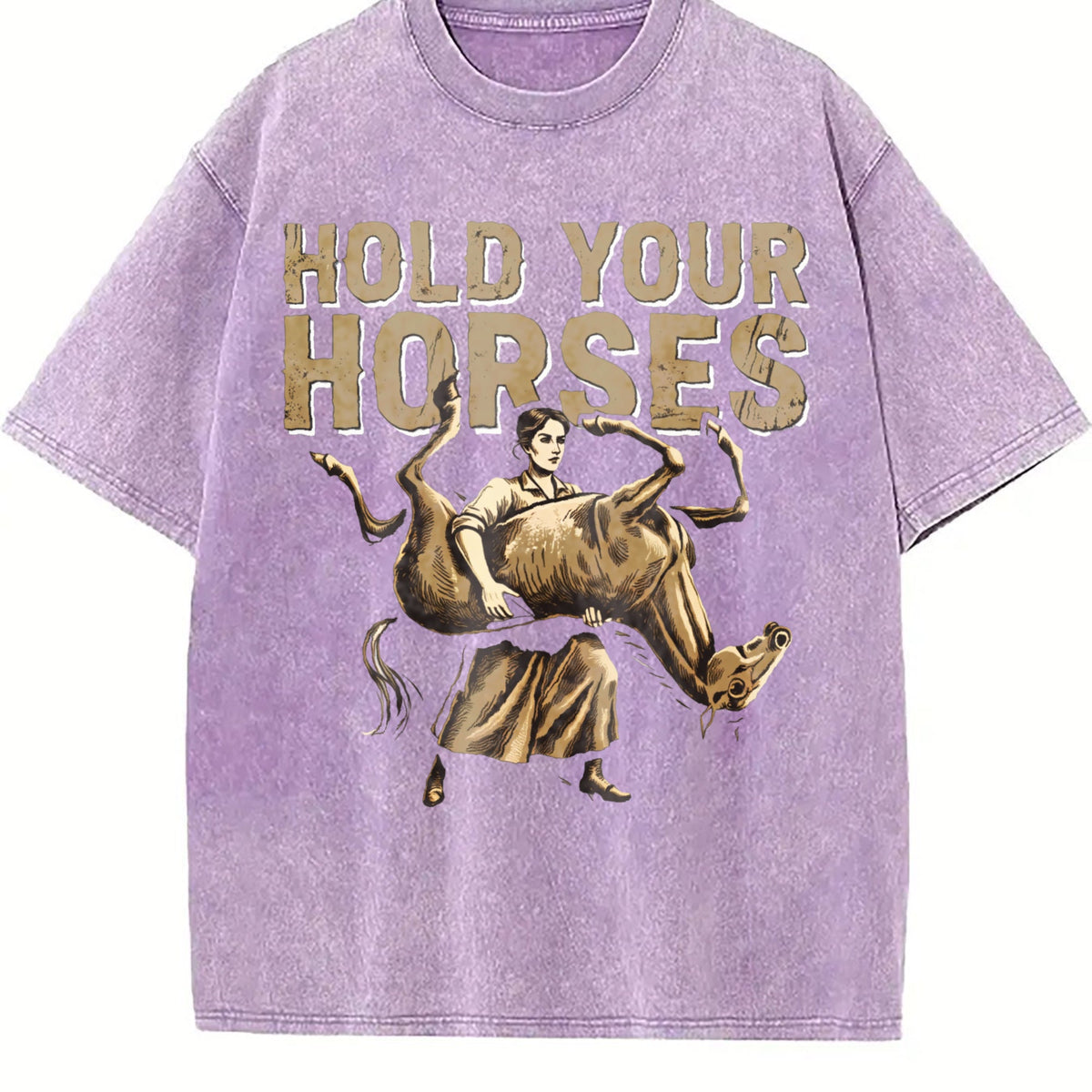 Hold Your Horses Cowboy Frog Vintage Washed T-Shirt product image 6