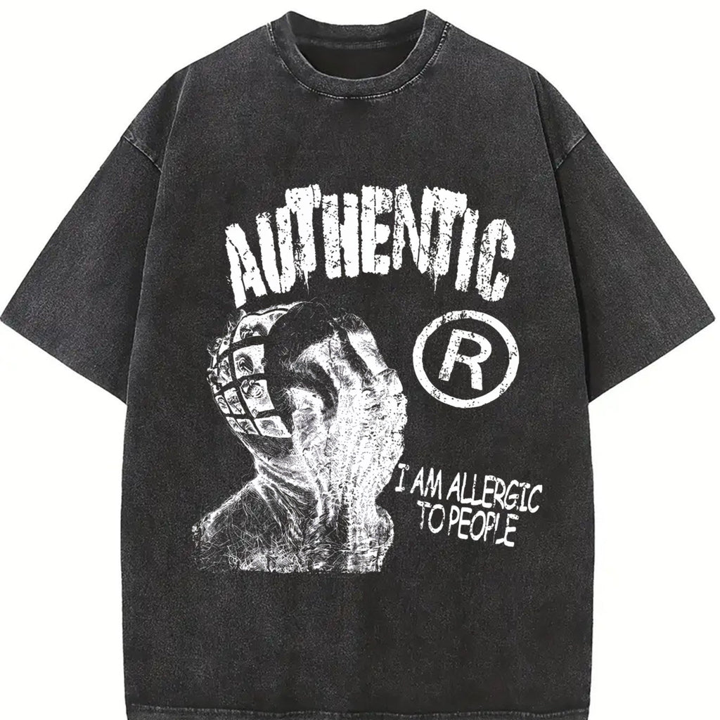 Authentic Hand Sketch Vintage Washed T-Shirt product image 2