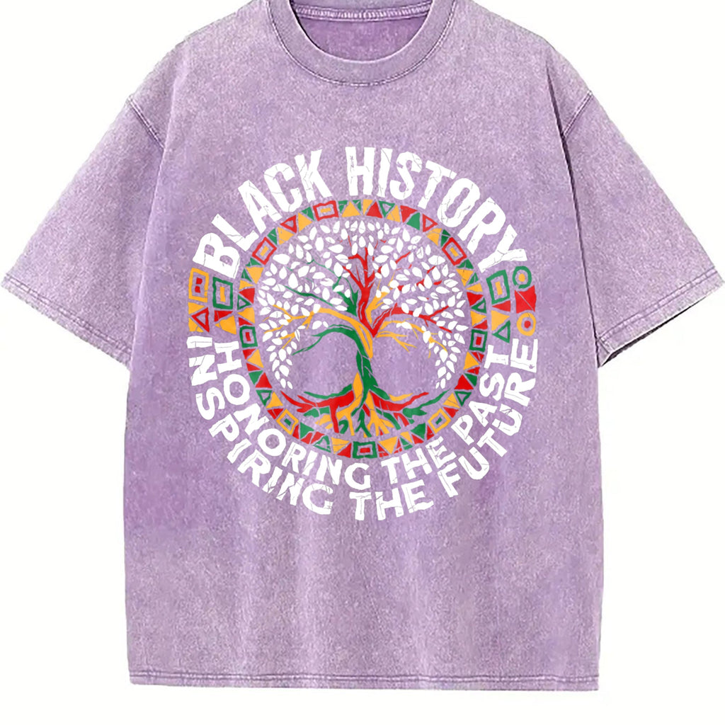 Tree-shaped Life Fun Vintage Washed T-Shirt product image 6