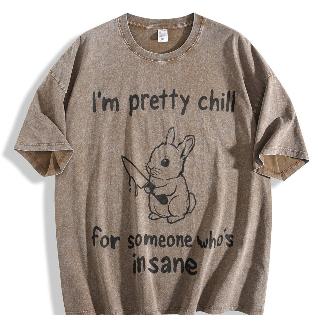 Sarcastic Rabbit 90s Vintage Washed T-Shirt product image 3