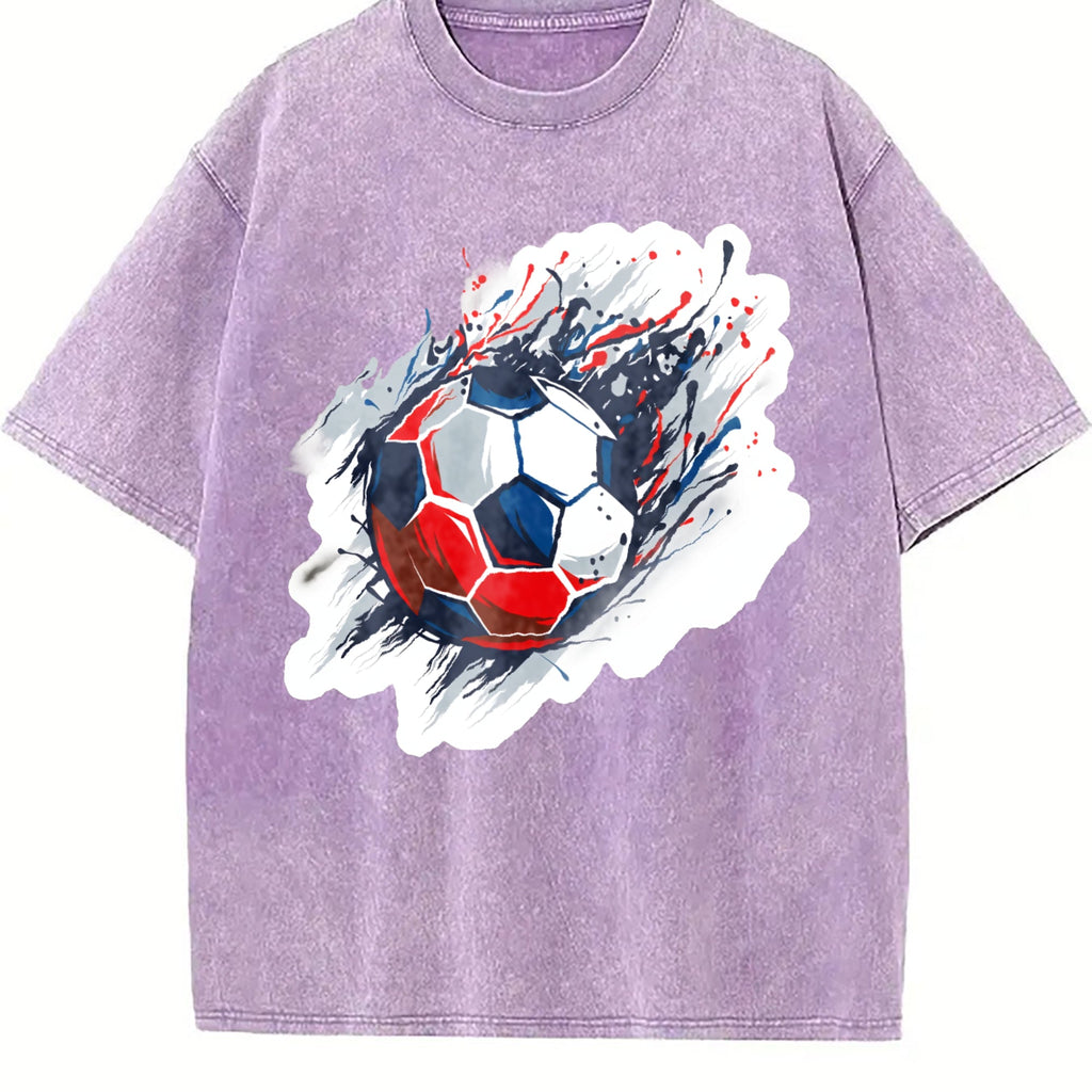 Global Soccer Fan Vintage Washed T-Shirt product image 6