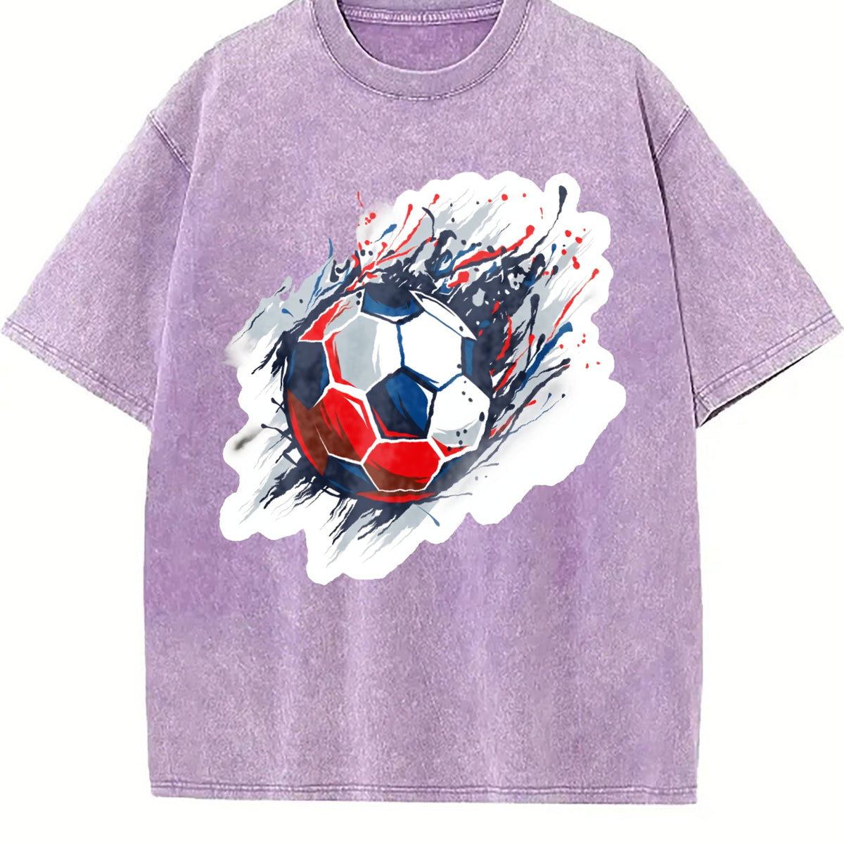 Global Soccer Fan Vintage Washed T-Shirt product image 6