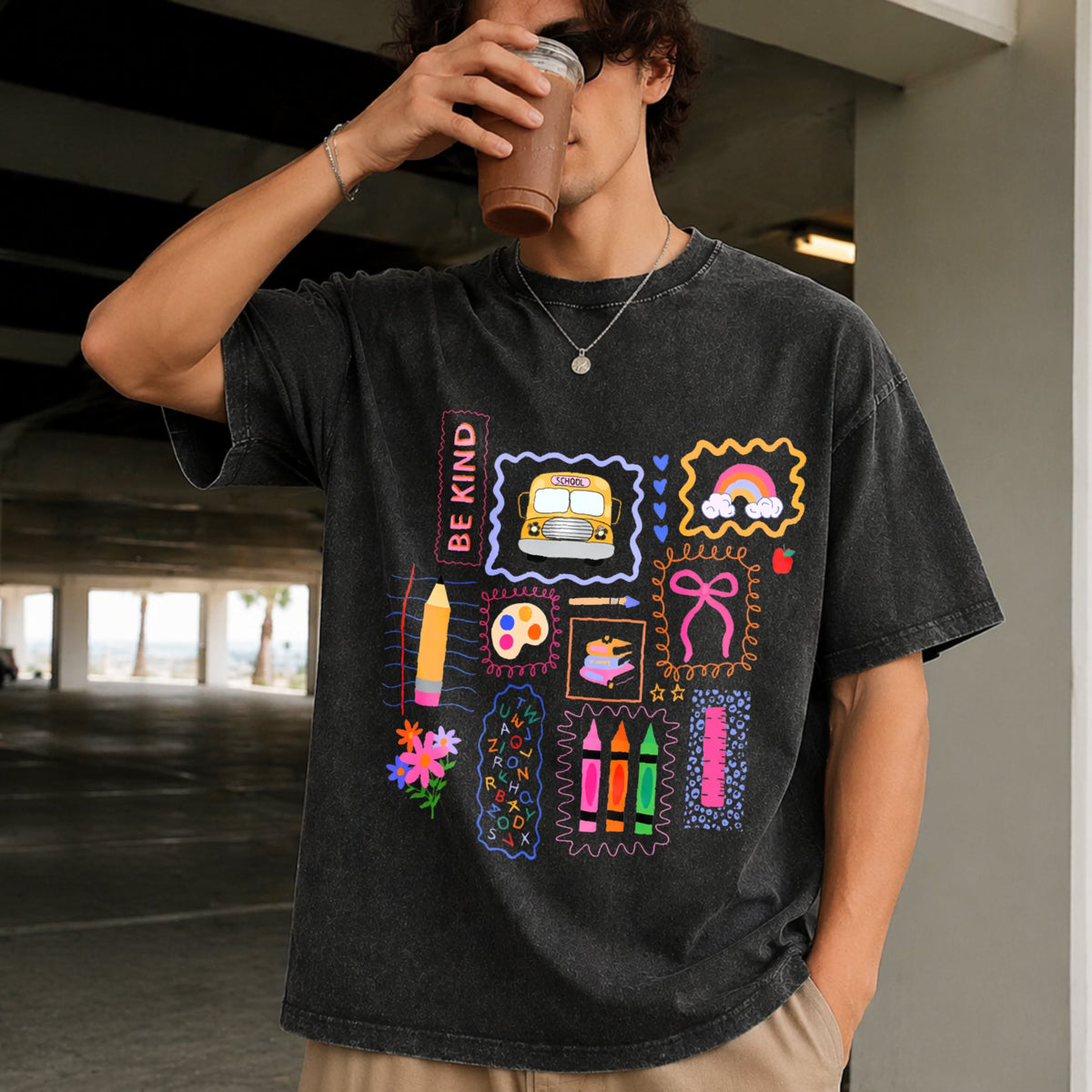 Teacher Vintage Washed T-Shirt product image 2
