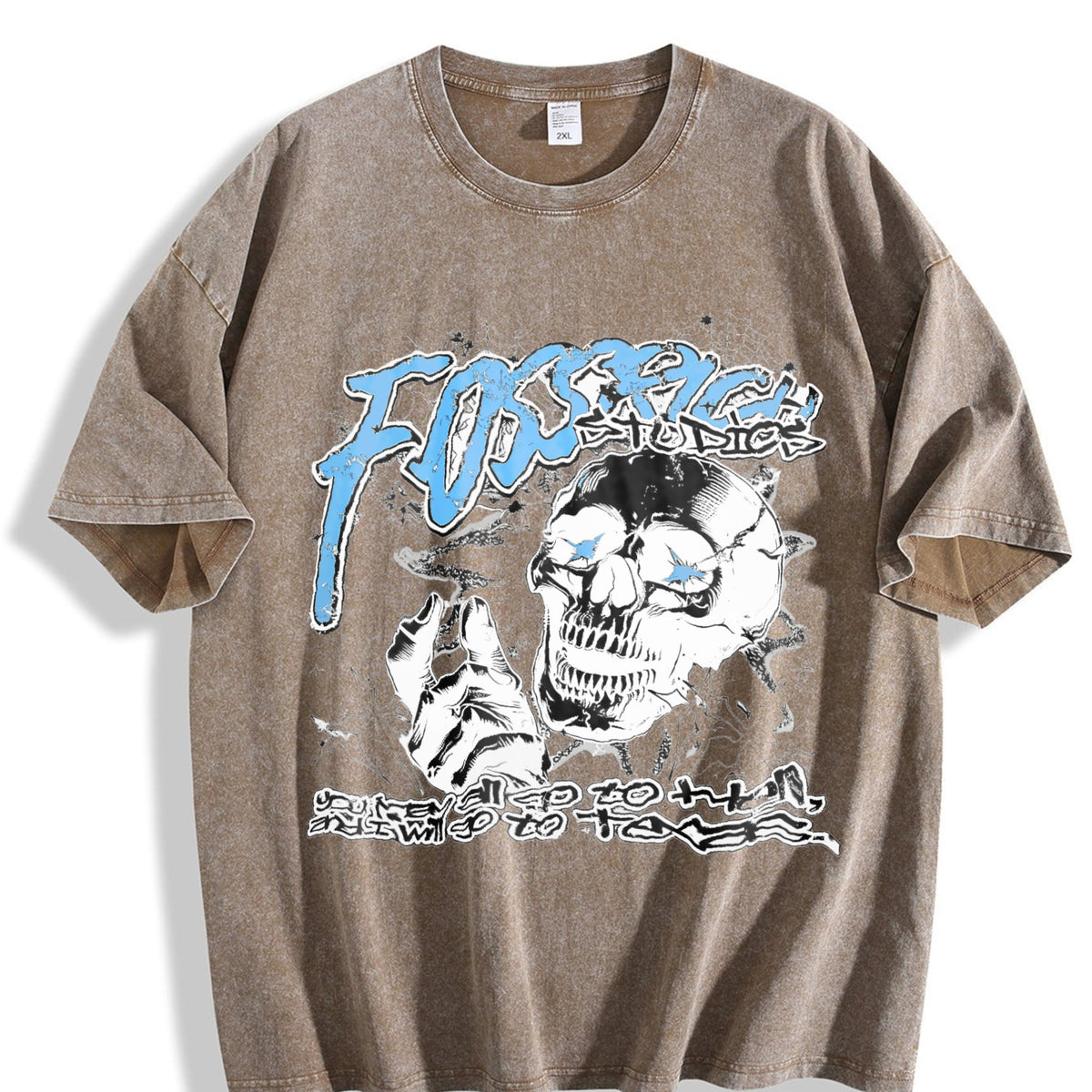 Skull Vintage Washed T-Shirt product image 3