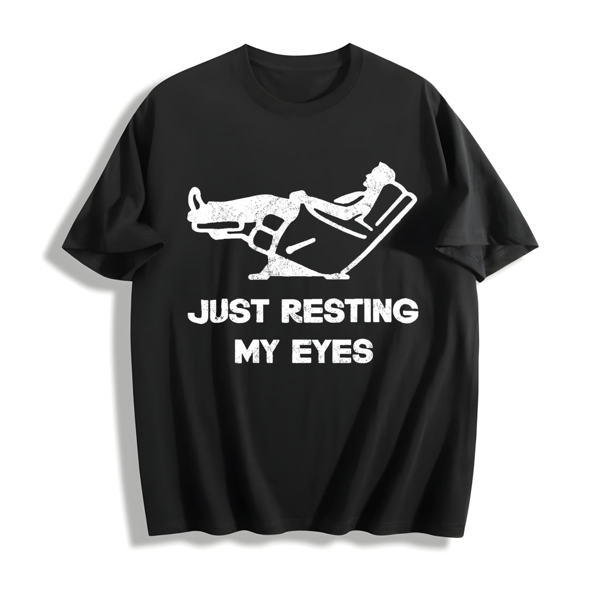 Just Resting My Eyes Funny Sarcastic Cool Cotton T-Shirt product image 1