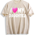I Love My Daughter Vintage Washed T-Shirt product image 1